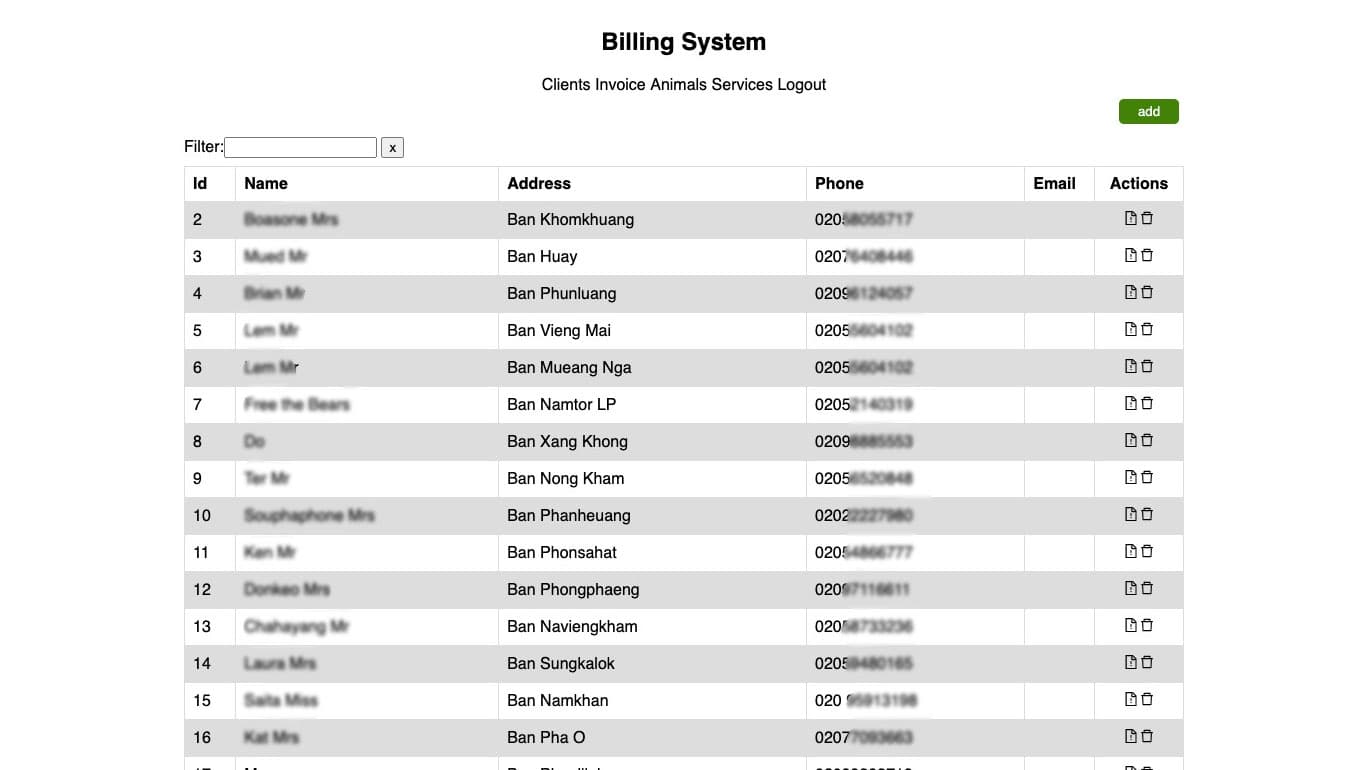 Veterinary Clinic Management System