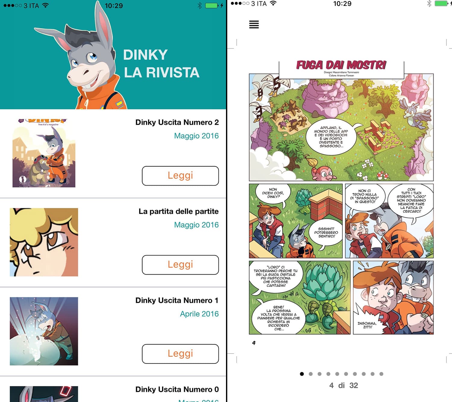 Dinky Donkey Comic Reader