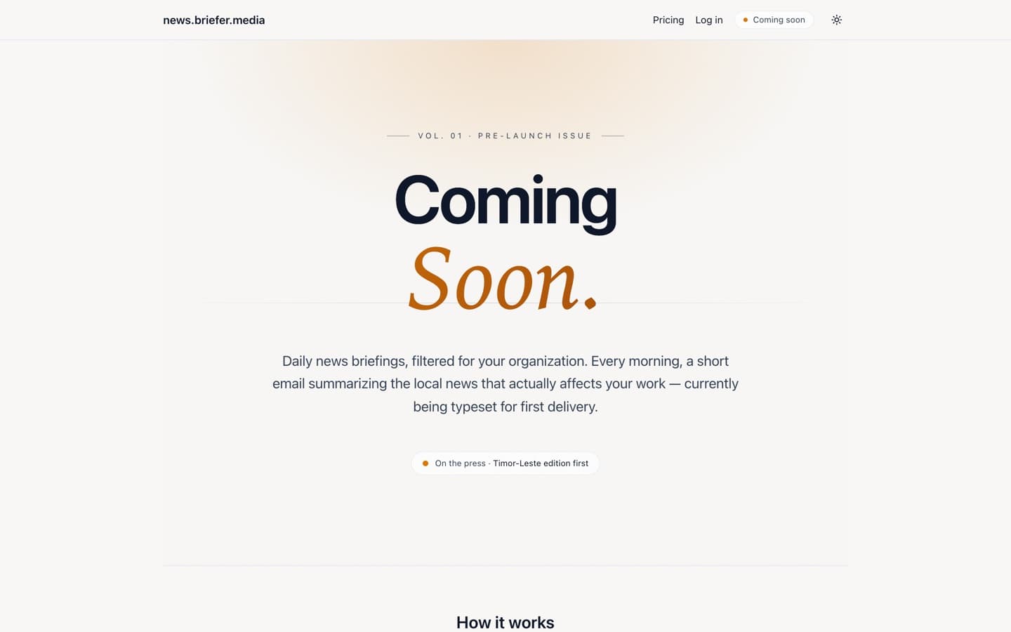 News Briefer — AI Daily News Briefings for Organizations